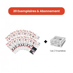 20 exemplaires + abonnement...