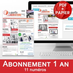 Abonnement PDF 1an la gazette du laboratoire